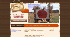 Desktop Screenshot of powellpumpkinpatch.com